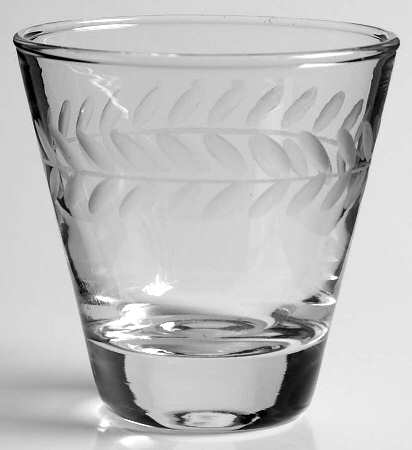 Laurel (Gray Cut) 4 Oz Flat Tumbler