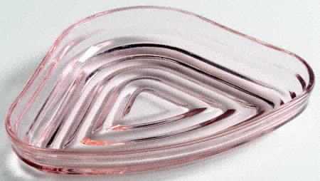 Manhattan Pink Triangular Relish Insert