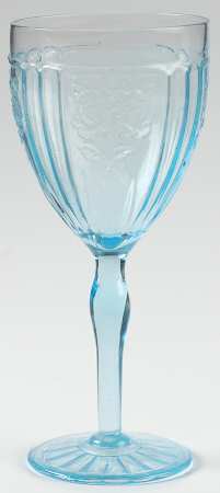 Mayfair Blue Tall Water Goblet