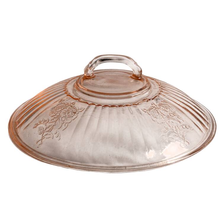 Mayfair Pink Lid for 11" Round Tab Handled Vegetable Bowl