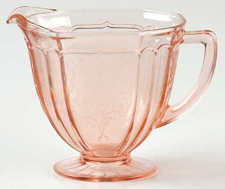 Mayfair Pink Footed Creamer