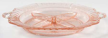 Mayfair Pink 10" Square 4 Part Relish