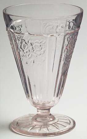 Mayfair Pink 10 Oz Footed Tumbler