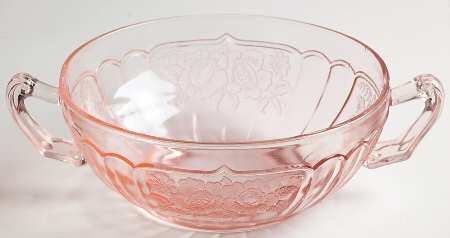 Mayfair Pink Cream Soup Bowl