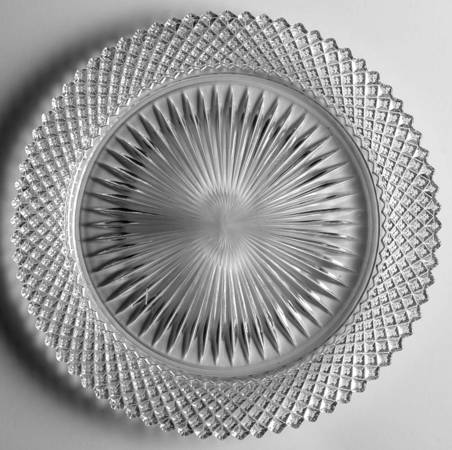 Miss America Clear Dinner Plate