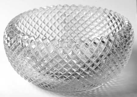 Miss America Clear Cupped Bowl