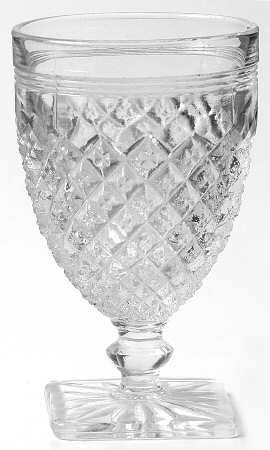 Miss America Clear Wine Glass