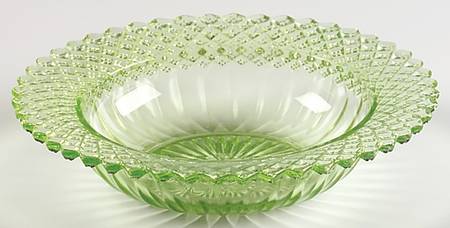 Miss America Green Cereal Bowl