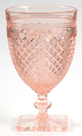 Miss America Pink Water Goblet