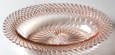 Miss America Pink Oval Vegetable Bowl