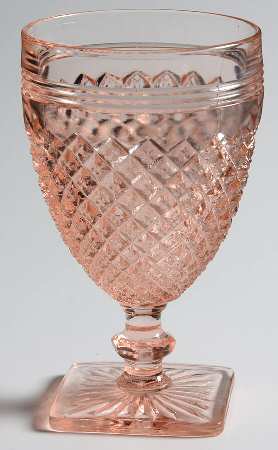 Miss America Pink Juice Glass