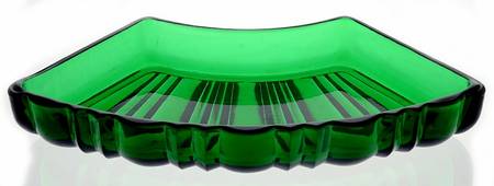 Old Cafe Clear Forest Green Relish Insert
