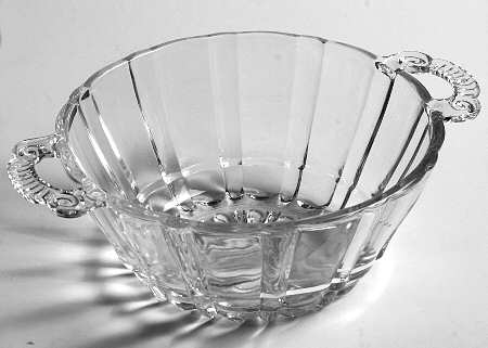 Old Cafe Clear 6" Handled Bowl