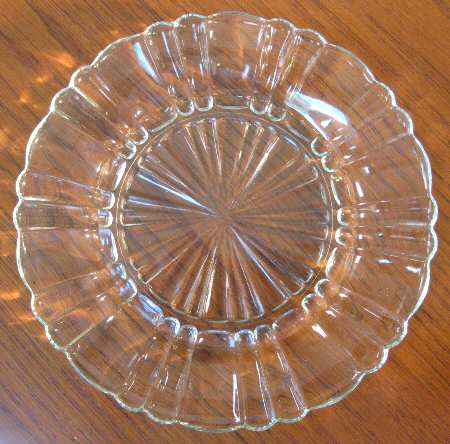 Old Cafe Clear Bread & Butter Plate