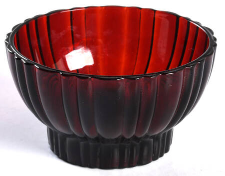 Old Cafe Royal Ruby Flat Sherbet