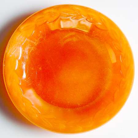 Peach Lustre Laurel 7" Salad Plate by Anchor Hocking