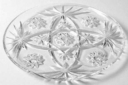Prescut Clear Snack Plate Only No Punch Cup