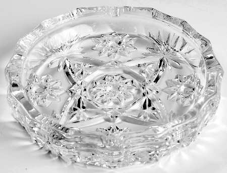 Prescut Clear Double Ashtray