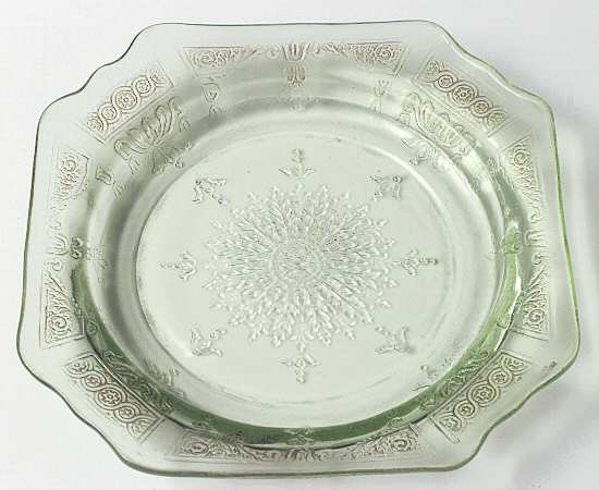 Princess Green Bread & Butter Plate