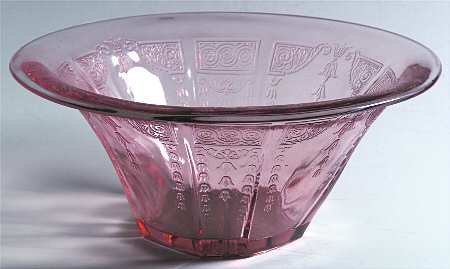 Princess Pink 9" Deep Round Bowl by Anchor Hocking
