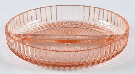 Queen Mary Pink 7" Round 2 Part Relish by Anchor Hocking