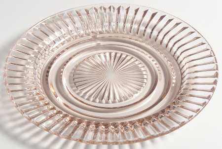 Queen Mary Pink Bread & Butter Plate by Anchor Hocking