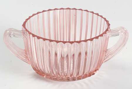 Queen Mary Pink Open Sugar by Anchor Hocking