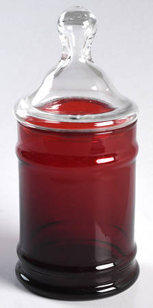 Royal Ruby 12 Oz Candy Jar & Lid