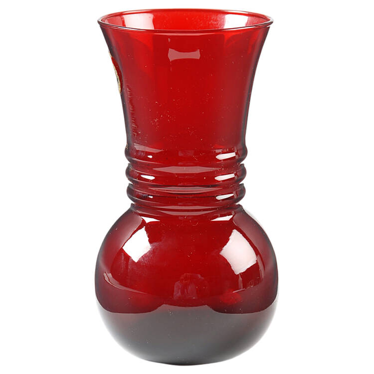 Royal Ruby 6" Flower Vase