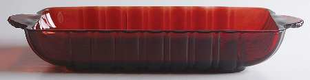 Royal Ruby 8" Rectangular Relish