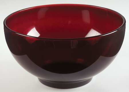 Royal Ruby Punch/Popcorn Bowl