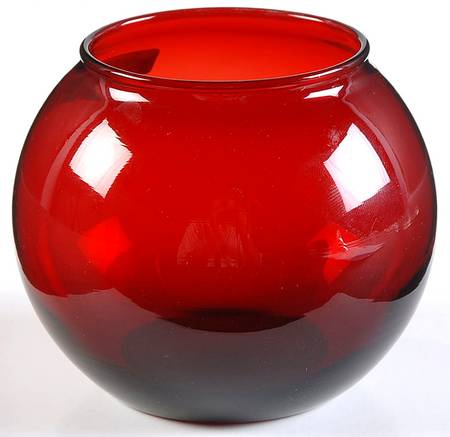 Royal Ruby Condiment Jar No Lid
