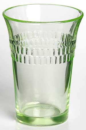 Roulette Green Flat Juice Glass