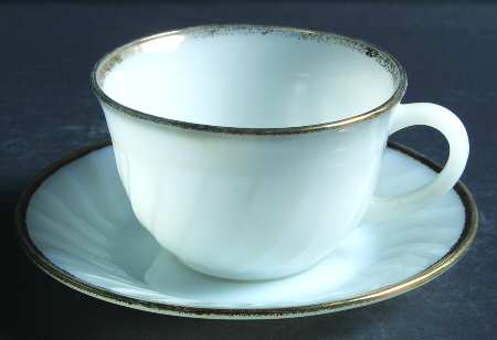 Swirl Golden Anniversary Cup & Saucer Set