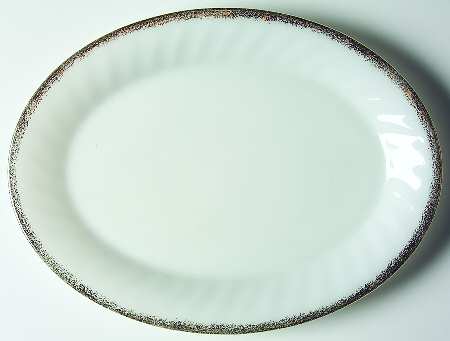 Swirl Golden Anniversary 12" Oval Platter
