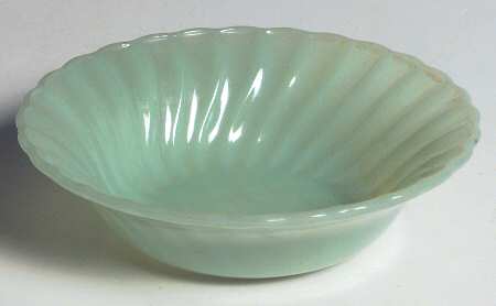 Swirl Jade Ite Shell Cereal Bowl
