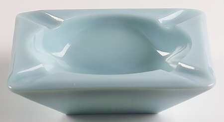 Turquoise Blue Large Square Ashtray