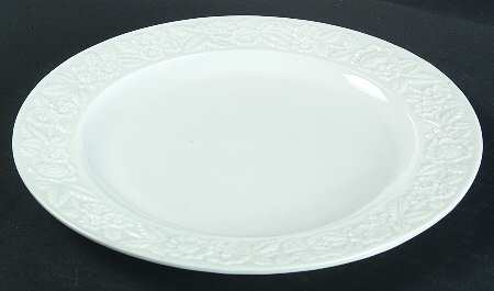 Vitrock White Luncheon Plate