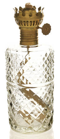 Wexford Mini Oil Lamp with Shade, No Shade