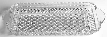 Wexford Rectangular Cranberry Tray (Part of Cranberry Set)