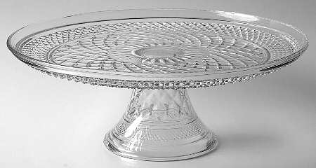 Wexford 11" Diameter Pedestal Cake Stand No Dome