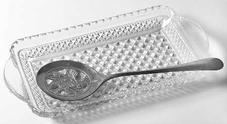 Wexford Cranberry Set (Tray & Spoon/Server)
