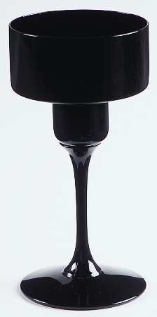 Ebony 6" Single Light Candlestick