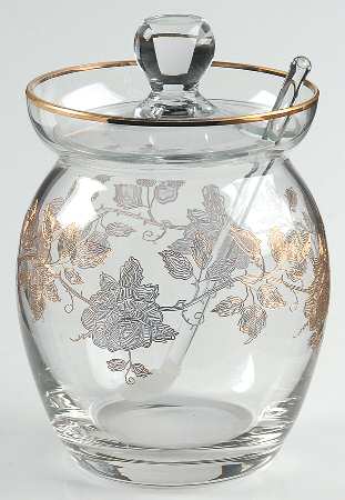 Gold Rose Marmalade with Lid & Ladle
