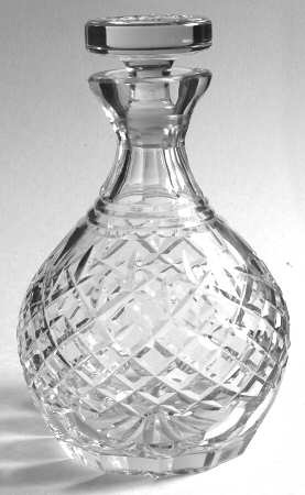 Mira (Cut) Decanter & Stopper