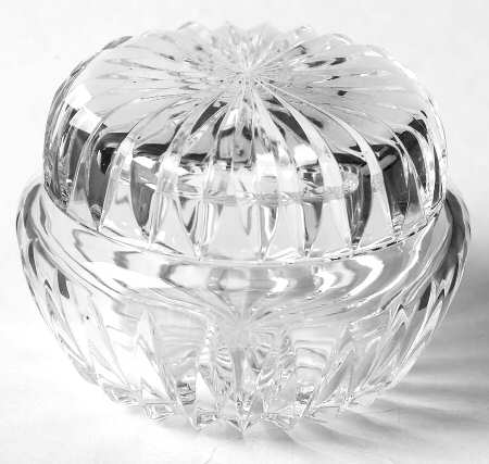 Peerage (Round, Curved Bowl) Powder Jar & Lid by Astral