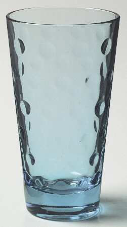 Capri Dots (Turquoise) 9 Oz Flat Tumbler