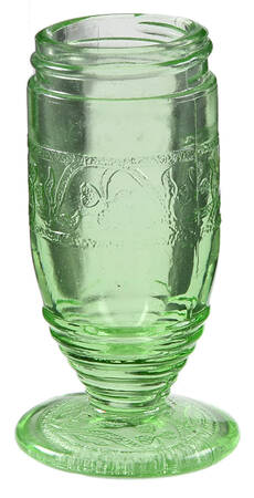Cloverleaf Green Footed Shaker No Metal Lid