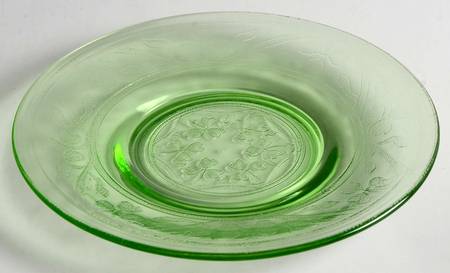 Cloverleaf Green Bread & Butter Plate