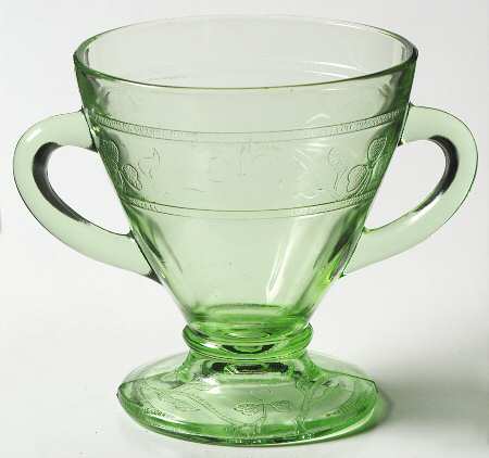 Cloverleaf Green Open Sugar/Footed